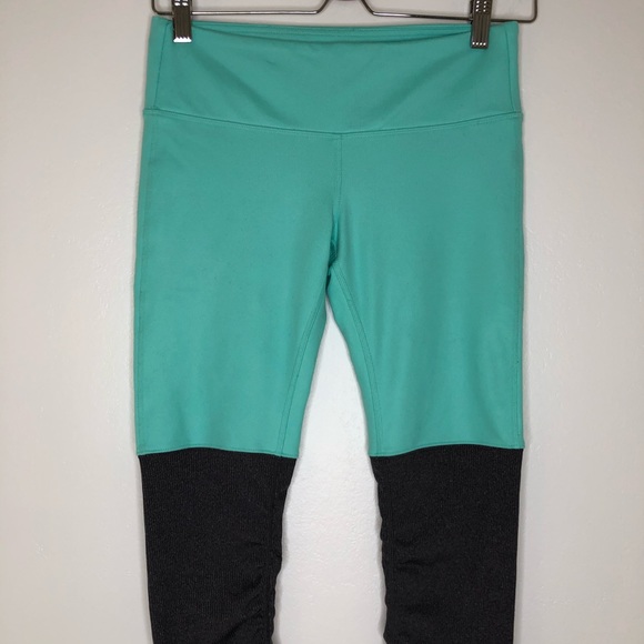 ALO YOGA GODDESS LEGGING | AGAVE/STORMY HEATHER S - Picture 8 of 11